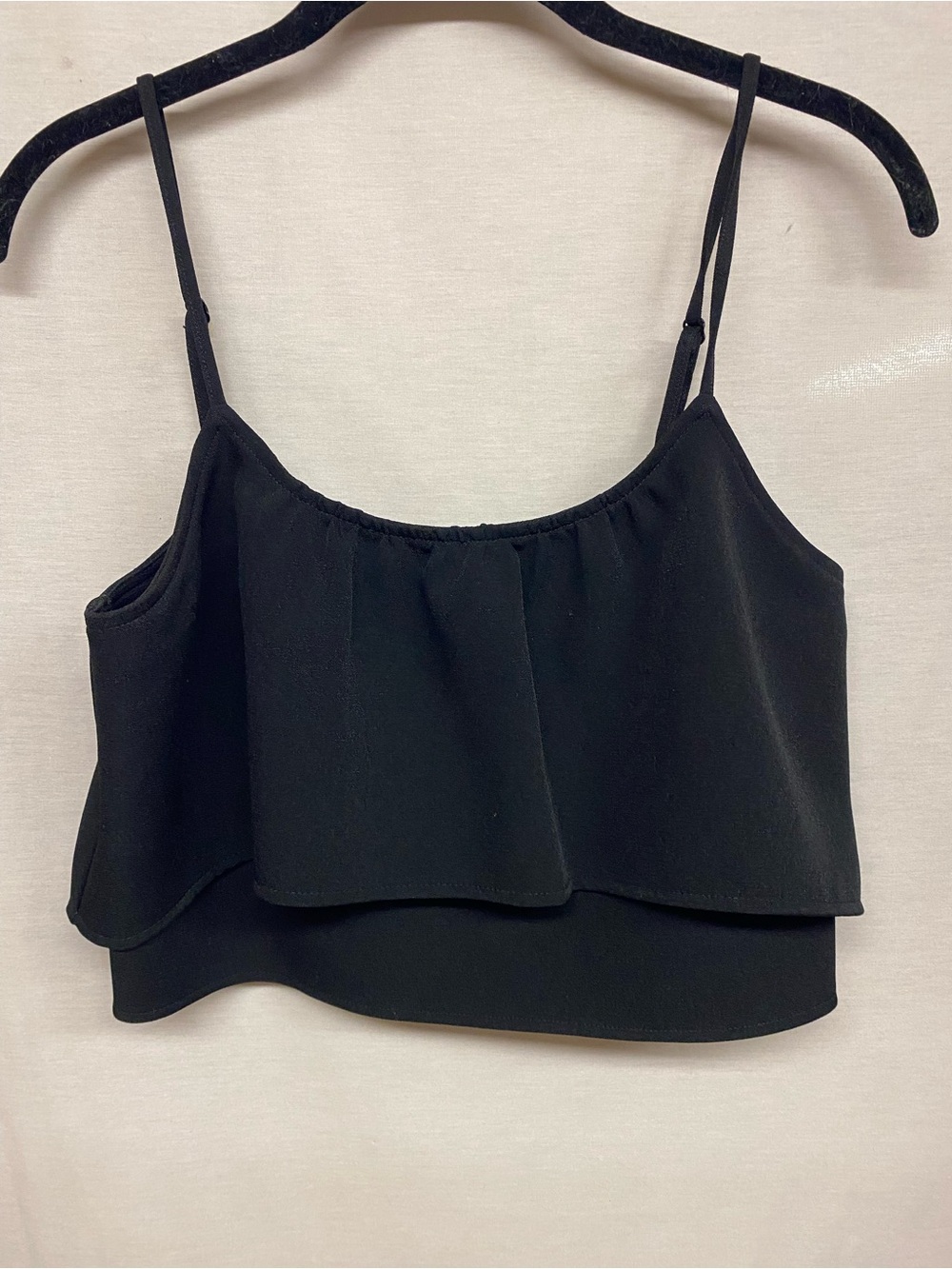 Express Black Layered Spaghetti Strap Camisole